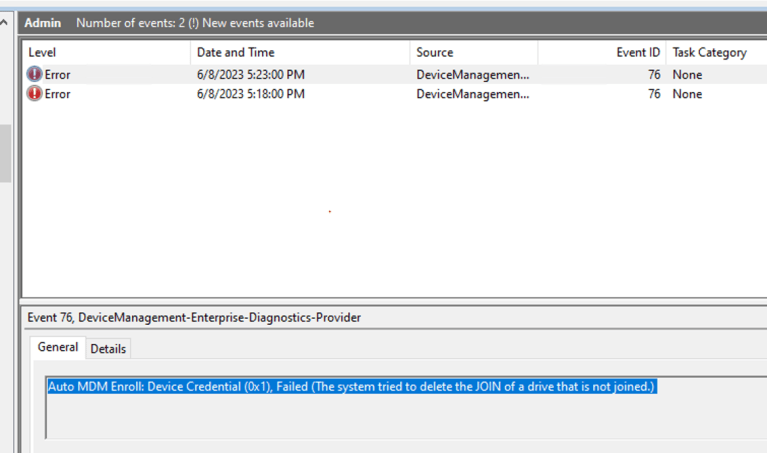 Microsoft Entra Hybrid Join – Troubleshoot – Steven’s Knowledge Base