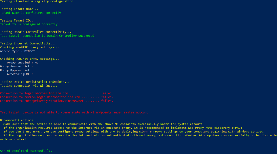 Microsoft Entra Hybrid Join – Troubleshoot – Steven’s Knowledge Base