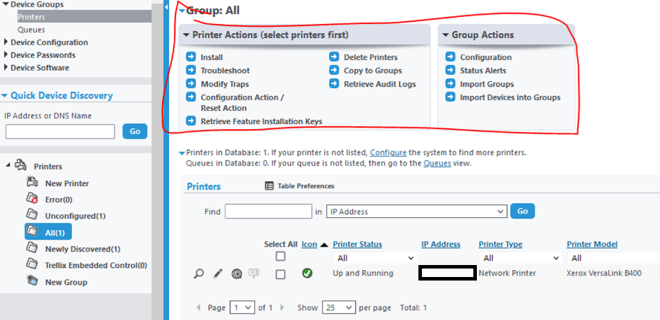 Printer vs Group Actions – Steven's Event Log