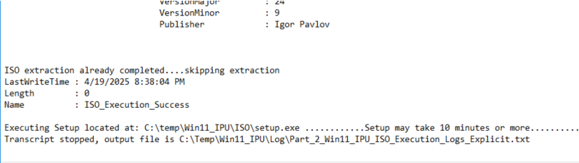 Windows 11 In place Upgrade Script (IPU) – Part 2 – Steven’s Knowledge Base